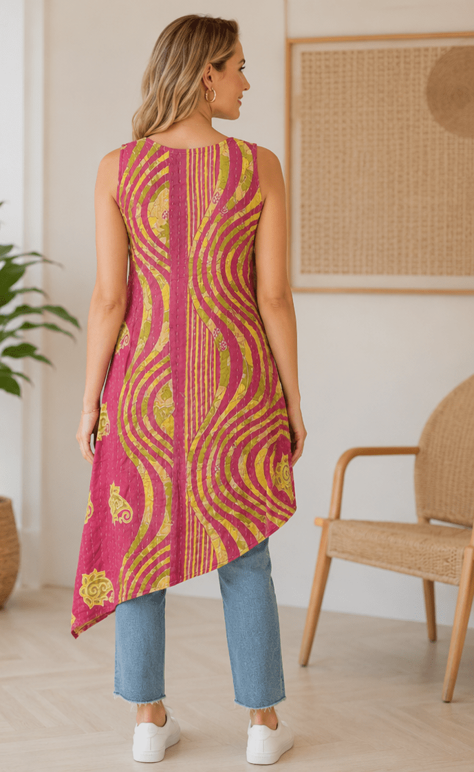 women kantha pocket dress
