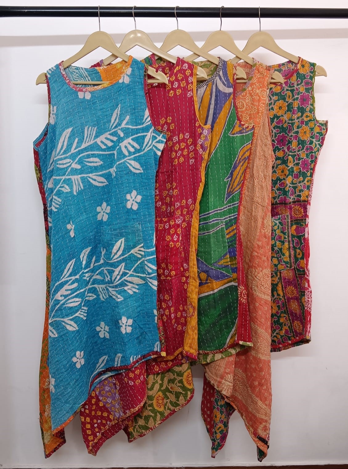 kantha pocket dress sale