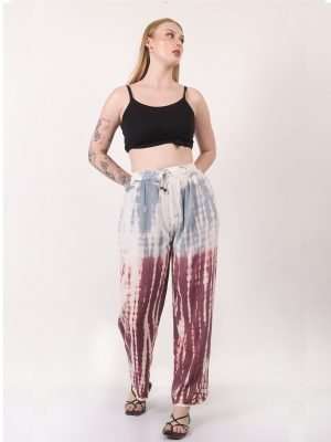 High Waist Drawstring Tie Dye Pocket Pants 50 pc Pack