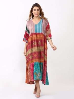 kantha cotton dress