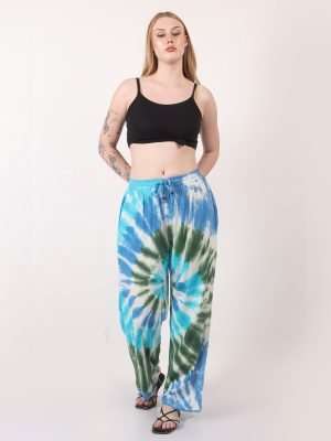 Wholesale Swirl Jogger Pants Tie Dye Pattern for Women 100 pc pack