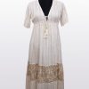 Maldives Lurex Tie Up Dress Wholesale Lot 5 pc pack