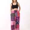 patchwork pajama pants