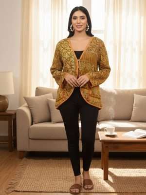 kantha cardigan
