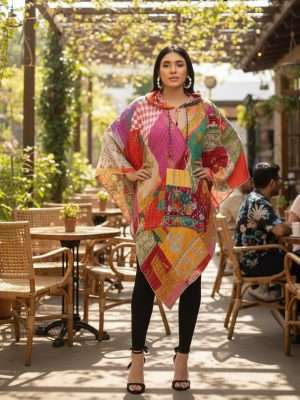 kantha poncho
