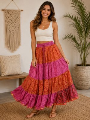 Women’s Belly Dance Costume Skirt for Performance & Practice
