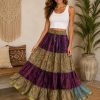 Women’s 25-Yard Tribal Flowy Dance Skirt