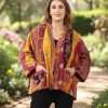 Handmade Soft Cotton Vintage Kantha Jackets with Pocket 2-Layer