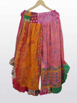 Assorted Kantha Pants with Pockets Wholesale Pack