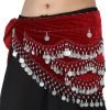 10 Velvet hip scarf belly dance